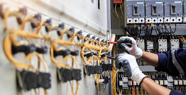 Professional Electrician technician working in Pottsgrove, PA